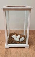 Glazen Vitrine Bak/Windlicht, Ophalen