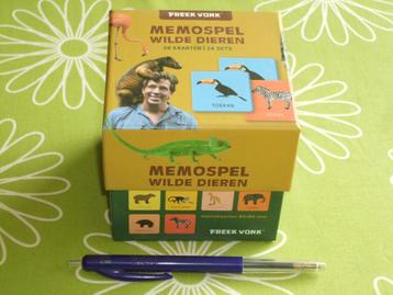 Nieuw: Freek Vonk Wilde dieren Memospel beschikbaar voor biedingen