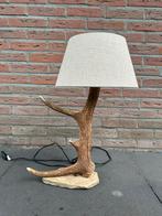 Geweilamp.schemerlamp.geweien.edelhert.damhert.tafellamp., Ophalen of Verzenden, Zo goed als nieuw, Minder dan 50 cm