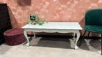 Salon tafel bijzettafel salontafel antiek oud wit, Huis en Inrichting, Tafels | Salontafels, Ophalen, Gebruikt, 100 tot 150 cm
