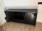 Zwart dressoir 160 x 40 x 80 cm, Huis en Inrichting, Ophalen, Zo goed als nieuw, 25 tot 50 cm, 50 tot 100 cm