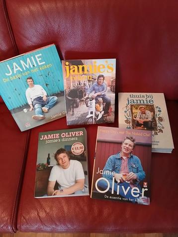 Partij Kookboeken Collectie Jamie Oliver beschikbaar voor biedingen