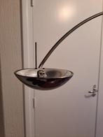 Booglamp, black metalic en messing., Huis en Inrichting, Lampen | Vloerlampen, Ophalen, Gebruikt, Metaal, Modern