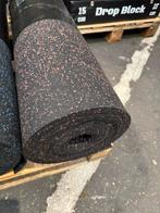 Rubber op Rol (1m x 10m) EPDM fijn rubbergranulaat, Nieuw, Magazijnweg 14, Info@stuntgras.nl, Stuntgras BV