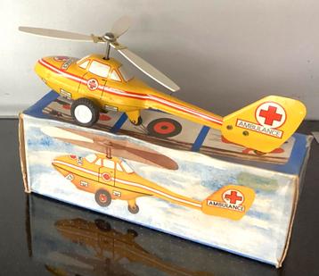 Vintage blikken Ambulance Helicopter GDR, onbespeeld OVP beschikbaar voor biedingen