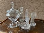 Vintage verzameling van glazen voorwerpen., Ophalen of Verzenden