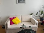 Witte 2 persoons slaapbank ikea, Ophalen, Gebruikt, Tweepersoons, 140 cm