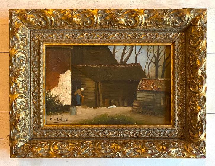 Chris van der Windt 1877-1952, Antiek en Kunst, Kunst | Schilderijen | Klassiek, Ophalen of Verzenden