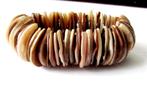 Luxe Natuurlijke Abalone schelp armband 111 gr, Sieraden, Tassen en Uiterlijk, Armbanden, Ophalen, Zo goed als nieuw, Met edelsteen