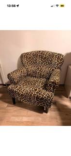 Stoel met panterprint, Ophalen, Gebruikt, Minder dan 75 cm, 50 tot 75 cm