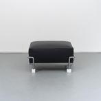 1x Cassina LC2 Hocker Le Corbusier Zwart - Leer, Huis en Inrichting, Niet ingevuld, Niet ingevuld, Nieuw, Metaal