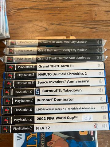 Playstation 2 Games Bundel - GTA, Burnout, FIFA & Meer! beschikbaar voor biedingen