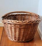 Rieten fietsmand voor aan het stuur., Fietsen en Brommers, Fietsaccessoires | Fietsmanden, Ophalen of Verzenden