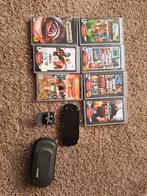 PSP met 7 games, camera en beschermhoes, Ophalen of Verzenden