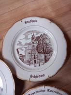 Wandbord Schiedam met Stadhuis en Korenbeurs, Antiek en Kunst, Ophalen