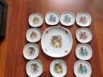 Set taart en gebaksbordjes Schwarzenhammer Porzellan - 12st, Antiek en Kunst, Ophalen of Verzenden
