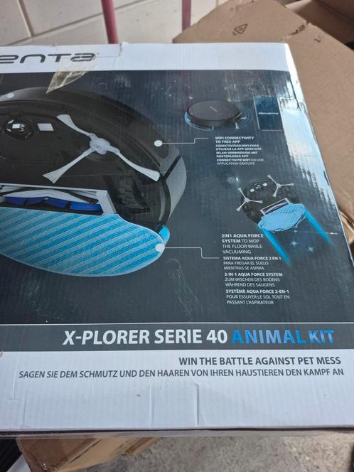 Rowenta X-Plorer Serie 40 Animal Kit Robotstofzuiger - Nieuw, Witgoed en Apparatuur, Stofzuigers, Nieuw, Robotstofzuiger, Ophalen of Verzenden