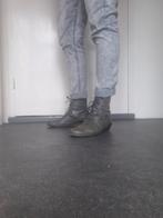 Loints leren laarsjes maat 40.Grijs/groene kleur.klein hakje, Verzenden, Loints of holland, Lage of Enkellaarzen, Grijs