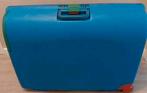 Blauwe solide Carlton koffer met meerkleurige accenten, Sieraden, Tassen en Uiterlijk, Koffers, Hard kunststof, 70 cm of meer