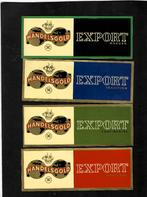 Handelsgold   4 etiket/stroken, Verzamelen, Rookartikelen, Aanstekers en Luciferdoosjes, Ophalen of Verzenden, Gebruikt, Sigarenbandjes