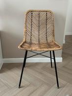 Rotan eetkamerstoelen, Huis en Inrichting, Stoelen, Ophalen, Gebruikt, Bruin, Riet of Rotan