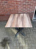 Terras tafel 2/4 persoons, Ophalen of Verzenden, Zo goed als nieuw, Rechthoekig