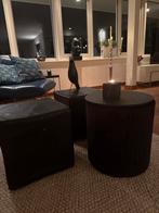 3 mooie poefjes, Huis en Inrichting, Banken | Voetenbanken en Poefen, Ophalen of Verzenden, Zo goed als nieuw, Rechthoekig