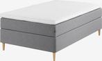 Eenpersoons boxspring bed - incl topmatrass - topper, Ophalen, 90 cm, Eenpersoons, Zo goed als nieuw