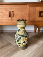 Vloervaas West Germany Bay 62/45 bloem in groen geel tinten, Ophalen