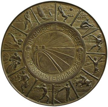 Onbekend - Wandbord, 1928 : Olympische Zomerspelen Amsterdam beschikbaar voor biedingen