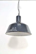Grote industriële fabriekslamp emaille lamp, Huis en Inrichting, Lampen | Hanglampen, Ophalen of Verzenden, Gebruikt, Minder dan 50 cm