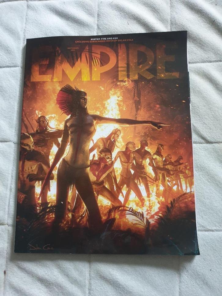 Avatar Fire and Ash & veel meer in Empire filmblad Engeland., Verzamelen, Film en Tv, Zo goed als nieuw, Ophalen of Verzenden