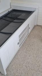 Kajuitbed 90 x 200 cm met auping spiraal, 85 tot 100 cm, Ophalen of Verzenden, Zo goed als nieuw, Hoogslaper of Stapelbed
