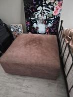 Gratis hocker geschuurd leder grote ca. 1m2, Gebruikt, Overige maten, Ophalen of Verzenden, Minder dan 150 cm