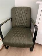 Fauteuil groen Zeer degelijk fijn zo goed als nieuw, Ophalen, Zo goed als nieuw