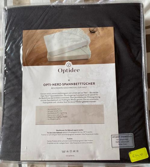 Optidee Optimink hoeslaken grijs 100x200, Huis en Inrichting, Slaapkamer | Beddengoed, Nieuw, Hoeslaken of Sloop, Eenpersoons