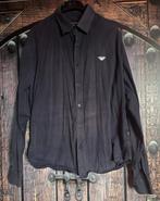 Blauw overhemd van Emporio Armani maat XL nu voor 9,99€, Emporio Armani, Blauw, Ophalen of Verzenden, Gedragen