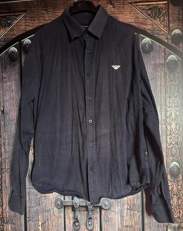 Blauw overhemd van Emporio Armani maat XL nu voor 9,99€ beschikbaar voor biedingen