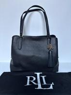 RALPH LAUREN Quinn zwart leer schouder hand bag tas, Sieraden, Tassen en Uiterlijk, Tassen | Damestassen, Ophalen of Verzenden
