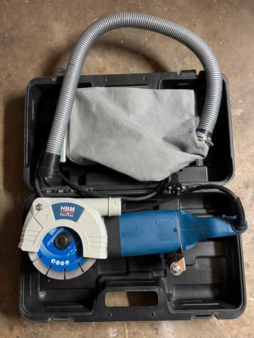 HBM 2400 Watt Elektrische Sleuvenfrees met 5 Diamantschijven beschikbaar voor biedingen
