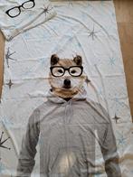 Dekbedovertrek hond met hoodie, 140x200, Jongetje of Meisje, Wit, Dekbedovertrek, Ophalen of Verzenden
