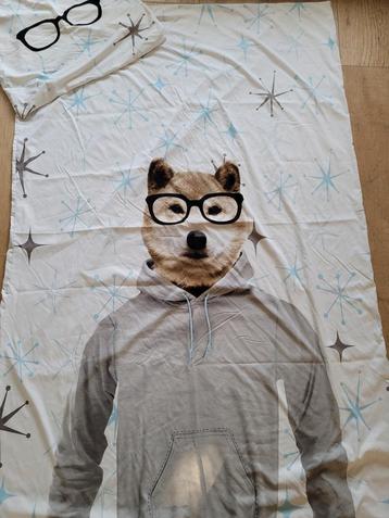 Dekbedovertrek hond met hoodie, 140x200 beschikbaar voor biedingen