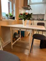 Ikea Ingatorp tafel met twee uitklapbare delen, Huis en Inrichting, Tafels | Eettafels, Ophalen, Gebruikt, 100 tot 150 cm, 50 tot 100 cm