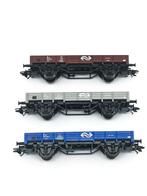 Märklin 44333 H0 Set van drie lageboordwagens NS met OVP, Wisselstroom, Wagon, Ophalen of Verzenden, Märklin
