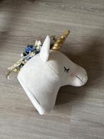 Eenhoorn kop muur decoratie, Kinderen en Baby's, Kinderkamer | Inrichting en Decoratie, Ophalen of Verzenden, Zo goed als nieuw