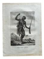 Baron: leider van marrons in Suriname (1799), Antiek en Kunst, Kunst | Etsen en Gravures, Ophalen of Verzenden