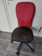 Bureaustoel, gratis op te halen, Huis en Inrichting, Bureaustoelen, Ophalen, Gebruikt, Rood, Bureaustoel
