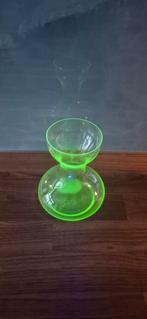 Vintage vaasje Uranium glas, Ophalen of Verzenden