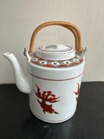 Grote Chinees porselein theepot Goudvis decor, Antiek en Kunst, Ophalen of Verzenden