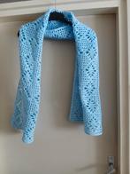 Lichtblauwe Gehaakte Sjaal, Kleding | Dames, Mutsen, Sjaals en Handschoenen, Maat 46/48 (XL) of groter, Nieuw, Ophalen of Verzenden